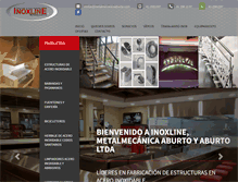 Tablet Screenshot of inoxline.cl