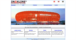 Desktop Screenshot of inoxline.dk
